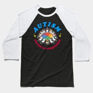 Autism Unicorn Baseball T-Shirt